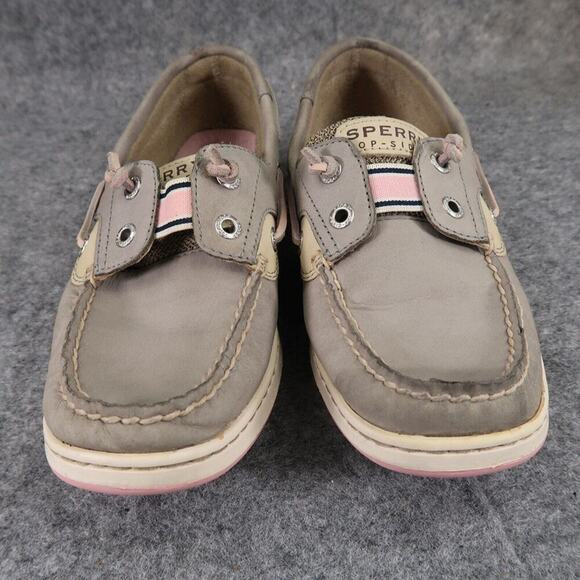 Sperry Shoes Womens 6.5 Slip On Loafer Rainbowfish Moc Toe Leather Classic Grey - Picture 12 of 13